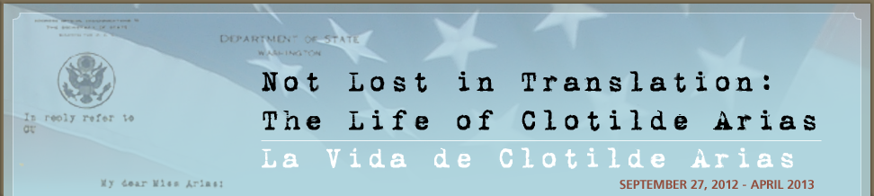 Not Lost in Translation: The Life of Clotilde Arias