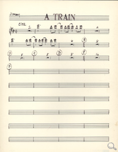 Take the A Train Sheet Music, 1957