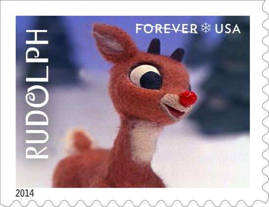 Rudolph postage stamp